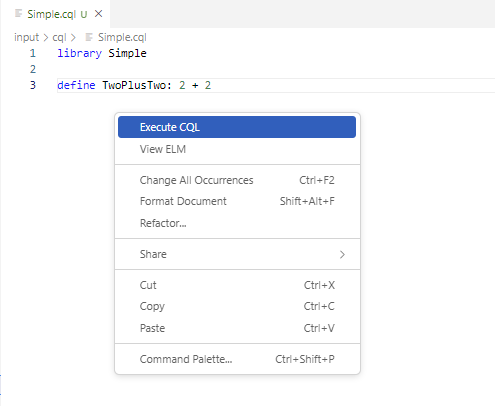 Executing CQL