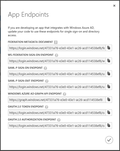 Active Directory endpoints