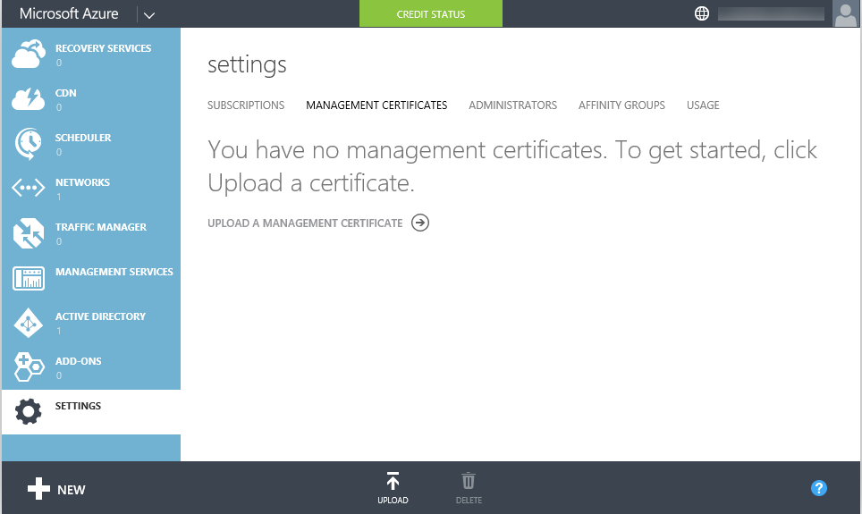 management certificates