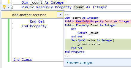 AddAnotherAccessorCodeRefactoring