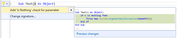 CheckIfParameterIsNothingCodeRefactoringProvider