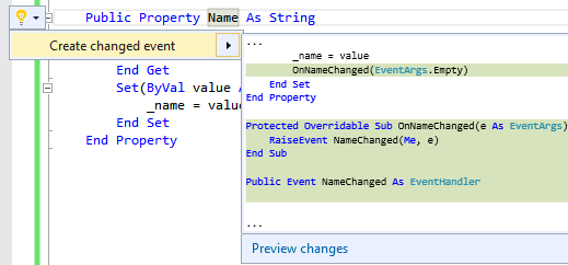 CreateChangedEventCodeRefactoring