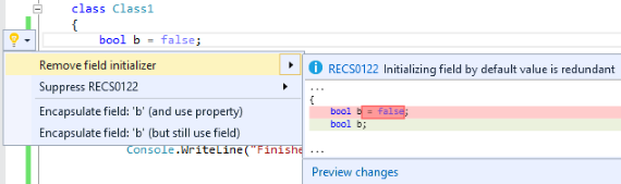 RedundantDefaultFieldInitializerAnalyzer