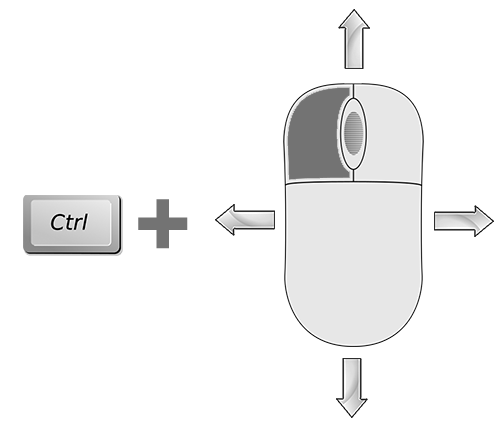 Ctrl Mouse Move Image