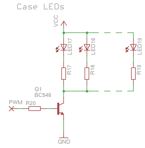 Hard-DJ case leds