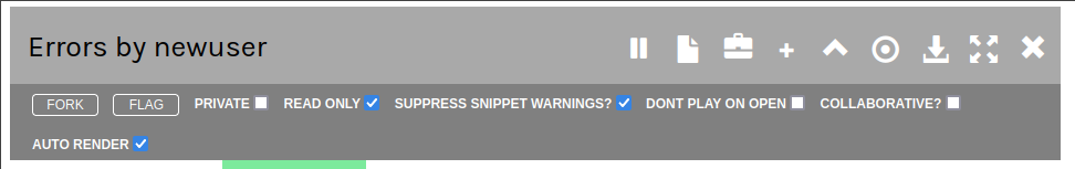 Toggle Suppress Warnings