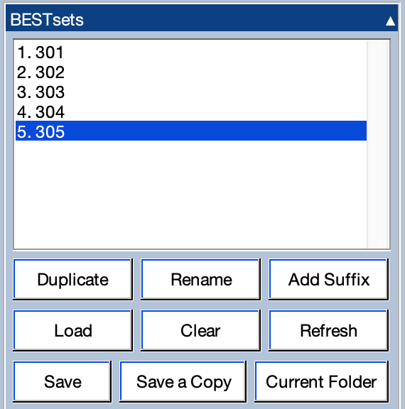 BESTsets Panel