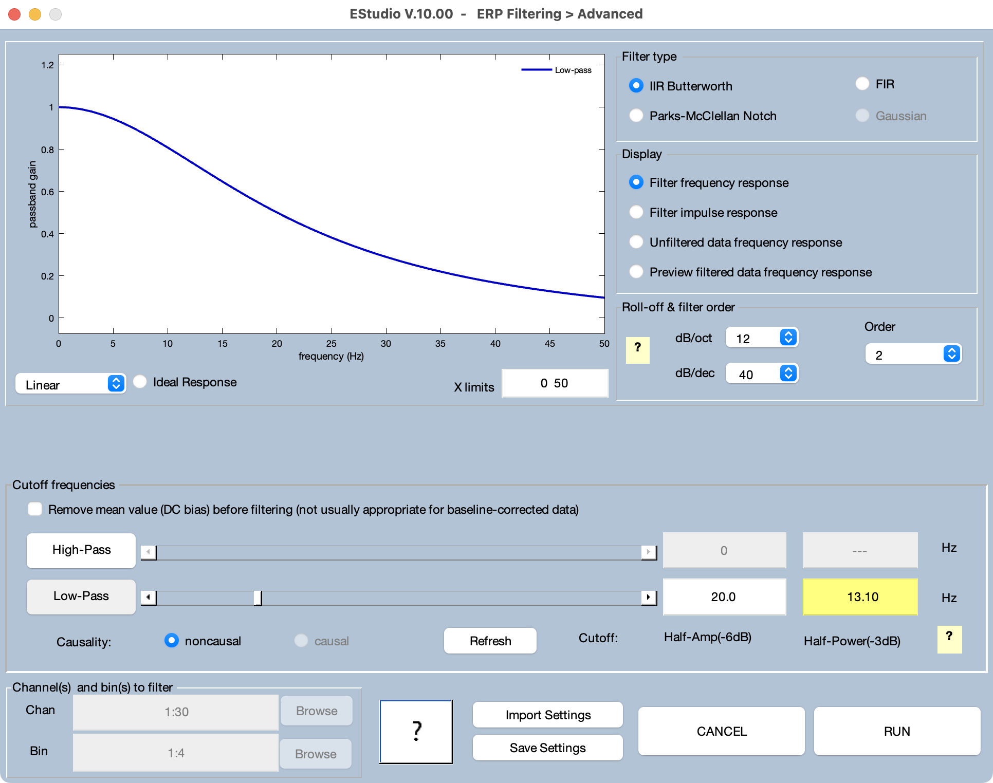 Frequency Response Function